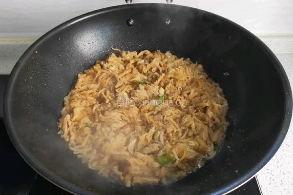 ＃东北＃酸菜炒肉的做法图解9