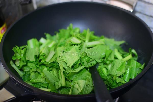 小白菜炒干豆腐的做法图解6