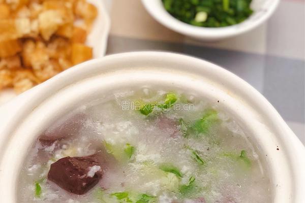 粤式-猪红生菜粥的做法图解10
