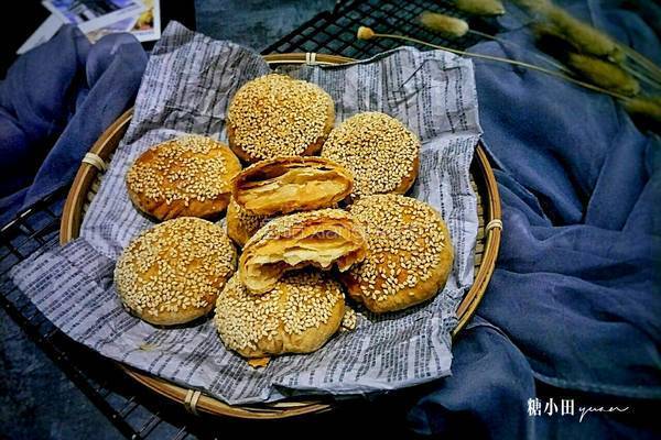 酥掉渣的芝麻糖烧饼的做法图解21