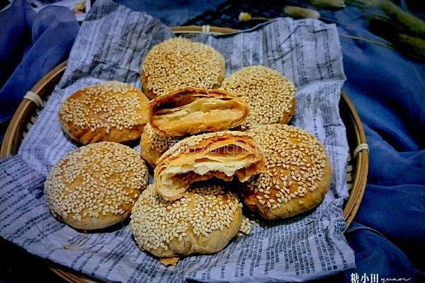酥掉渣的芝麻糖烧饼的做法图解23