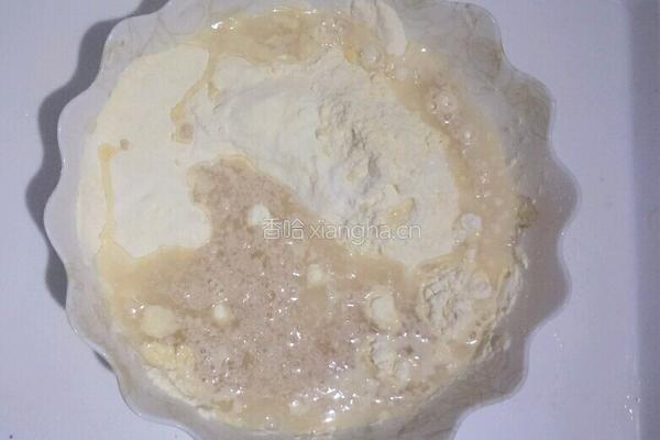 玉米甜豆包的做法图解4