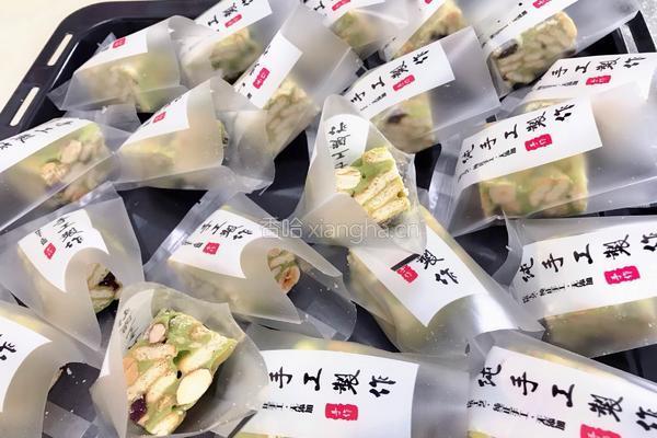 抹茶雪花酥的做法图解14