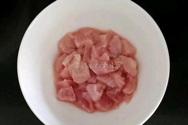 甜椒猪肉面线 (宝宝辅食)的做法图解3