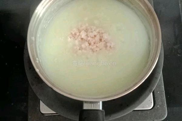 毛豆鲜虾粥 (宝宝辅食）的做法图解10