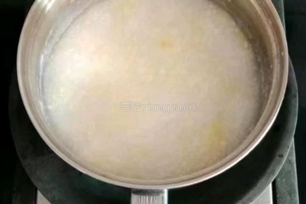 娃娃菜鲜虾粥 (宝宝辅食）的做法图解9