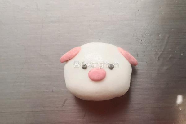 卡通小猪汤圆的做法图解6