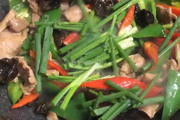 双椒木耳炒肉的做法图解7