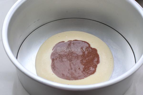 斑马纹戚风蛋糕的做法图解8