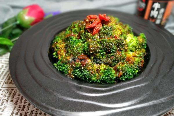 酱灼西兰花的做法图解8