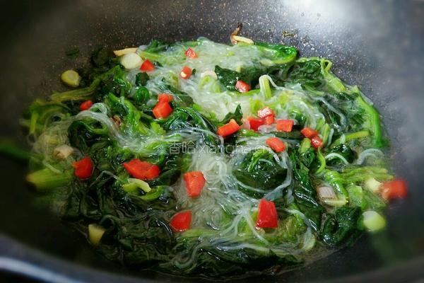 菠菜粉丝汤的做法图解9