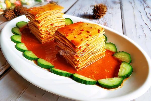 麻辣千层豆皮的做法图解1