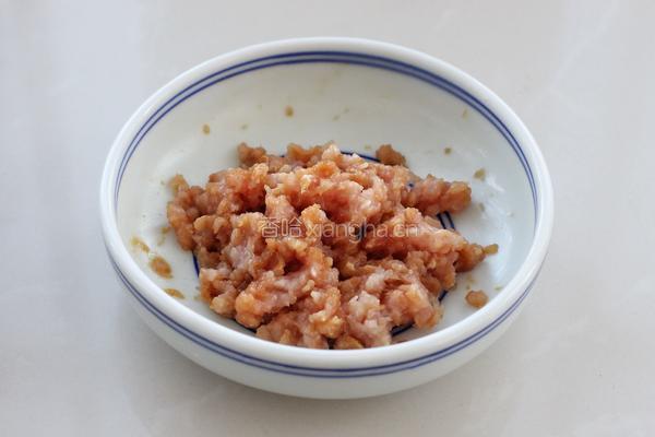 红烧肉末豆腐的做法图解1