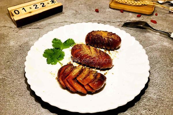 烧烤味香肠的做法图解8
