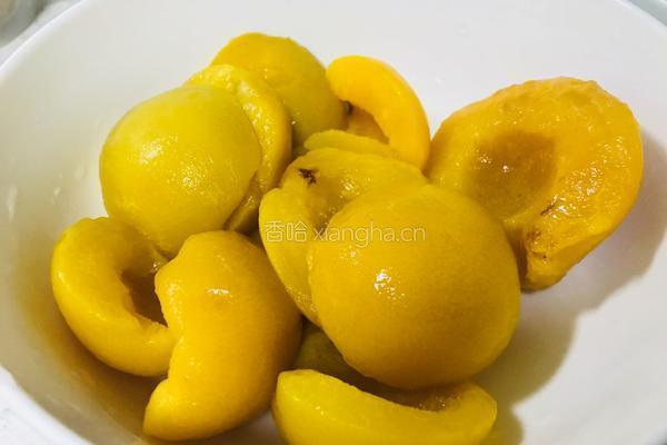 冻桃罐头的做法图解2