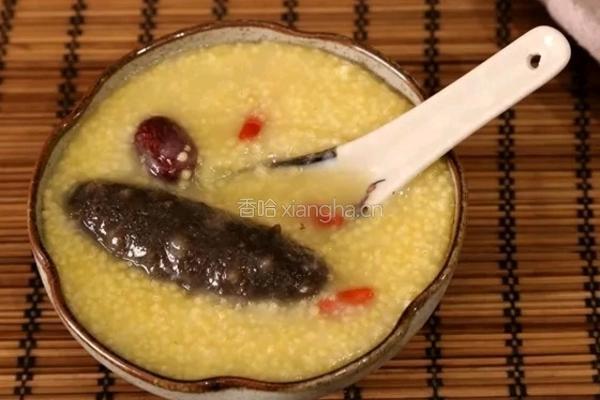 海参小米粥的做法图解7