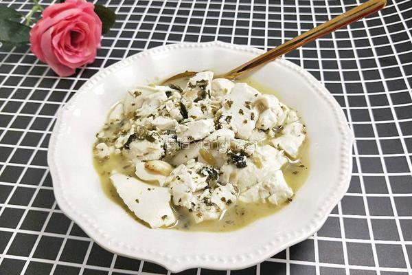 雪菜烧豆腐的做法图解7