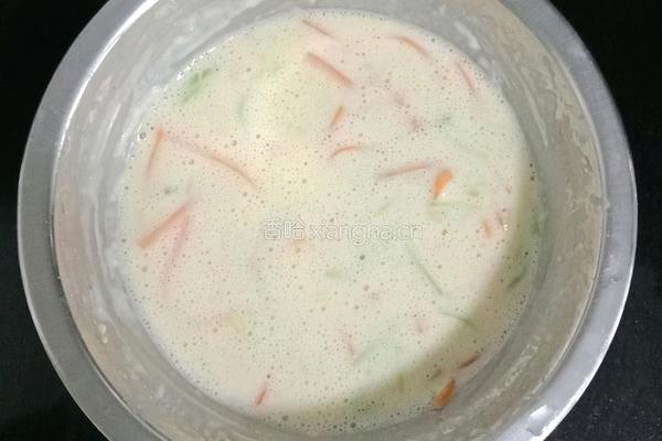 时蔬米饭蛋饼 (宝宝辅食）的做法图解8