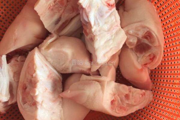 雪豆蹄花的做法图解2