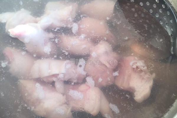 雪豆蹄花的做法图解3
