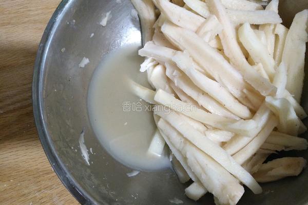  干炸莲藕棒的做法图解4