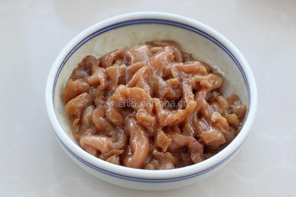 苦瓜炒肉片的做法图解2