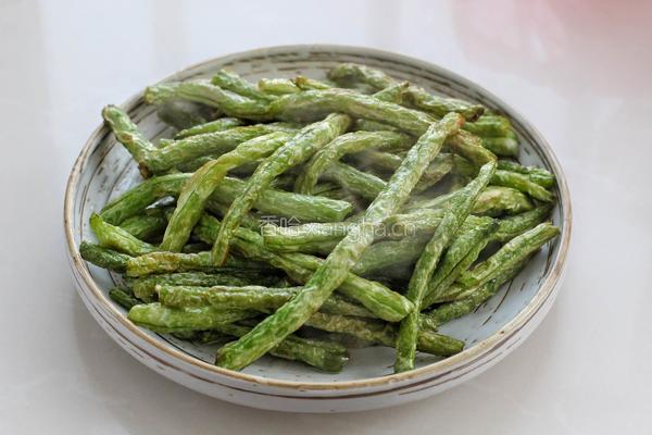 干煸四季豆的做法图解4