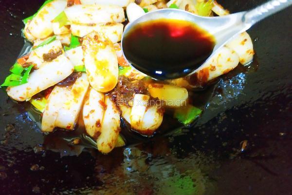 白菜辣炒年糕的做法图解8