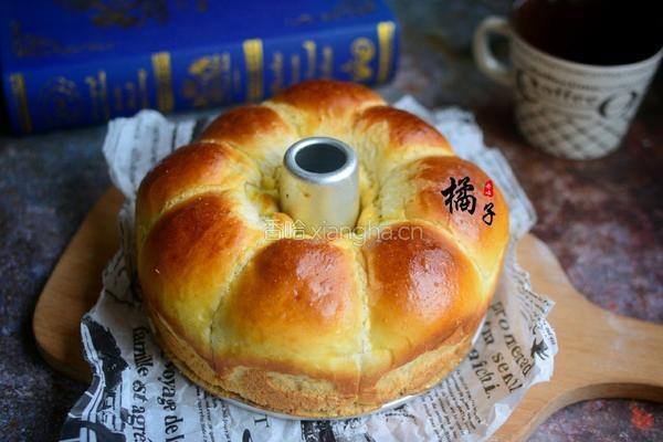 蜜豆花形面包的做法图解8