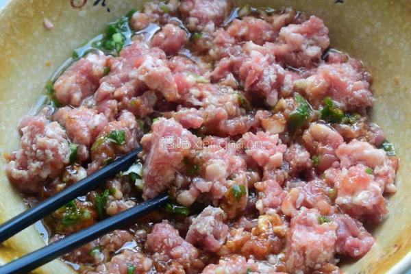 彩椒猪肉饺子的做法图解5