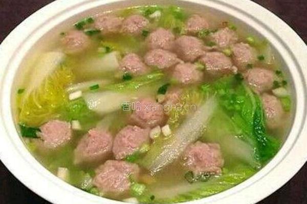 砂锅清串丸子炖菜的做法图解2