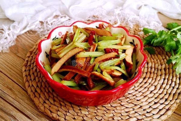 香干炒芹菜