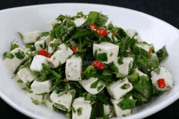 春芽拌豆腐的做法图解3