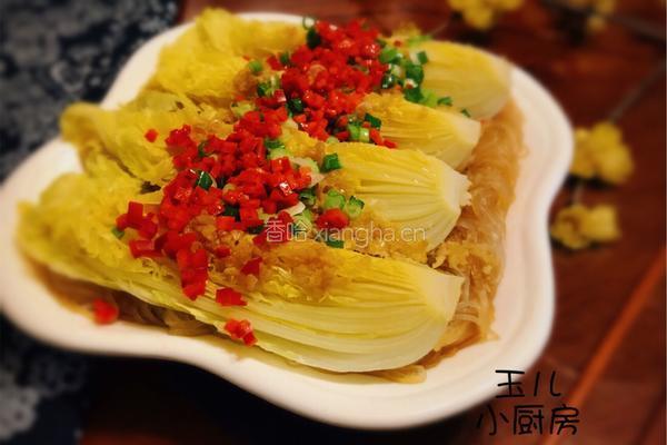 粤式-蒜蓉粉丝蒸娃娃菜的做法图解17