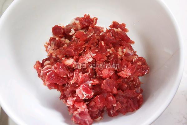 肉酱卷心菜的做法图解2