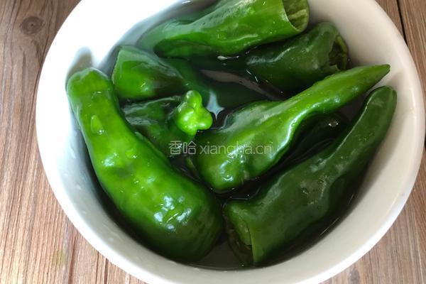 青椒酿肉的做法图解6