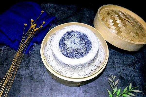 青花瓷米粉蒸糕的做法图解12