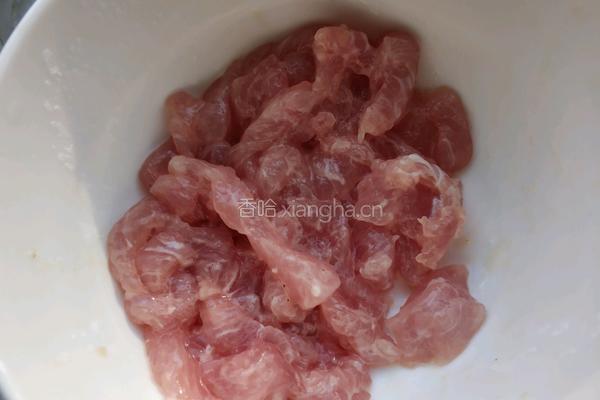 金针菇炒肉丝的做法图解4