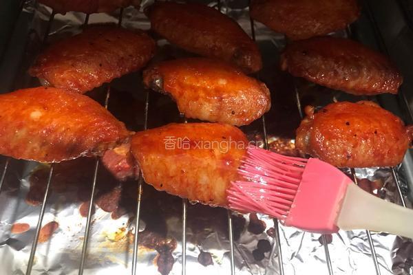 烤鸡翅中的做法图解7