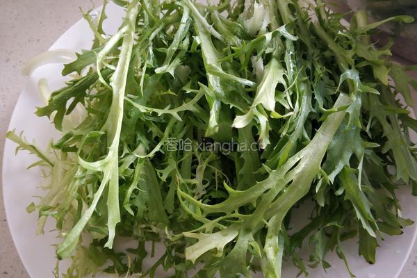 苦苣拌花生米的做法图解2