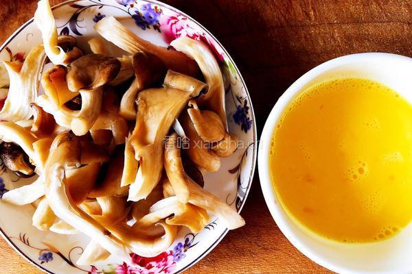 平菇炒鸡蛋的做法图解2