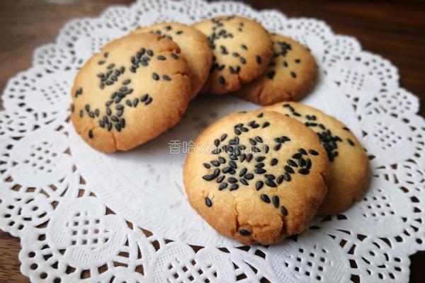 香酥芝麻饼干的做法图解8