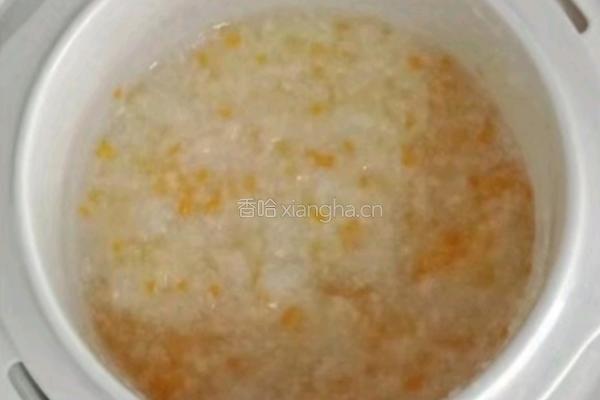 双米小黄粥 (宝宝辅食）的做法图解6