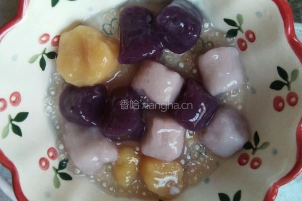 芋圆西米露的做法图解12
