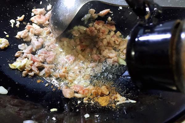 肉末炒黄豆的做法图解7