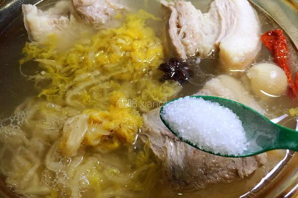 杀猪菜之五花肉血肠烩酸菜的做法图解8