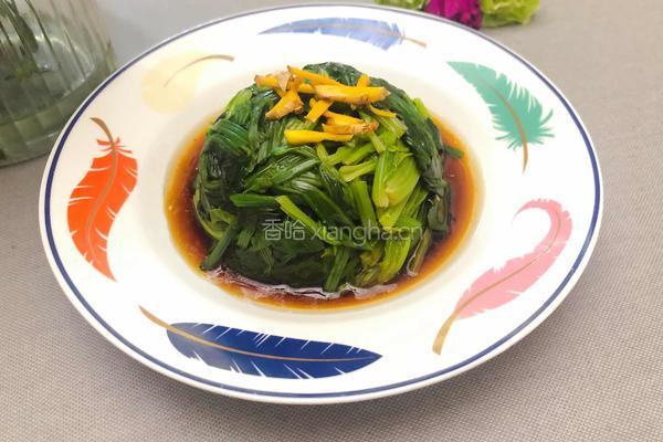 粤式－姜汁菠菜的做法图解8