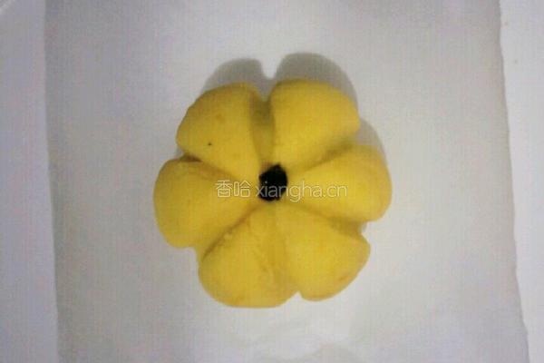 南瓜糯米豆沙包的做法图解11