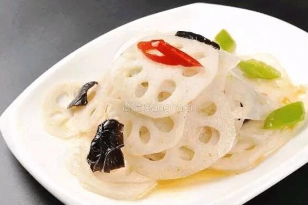 辣炒白莲藕的做法图解5