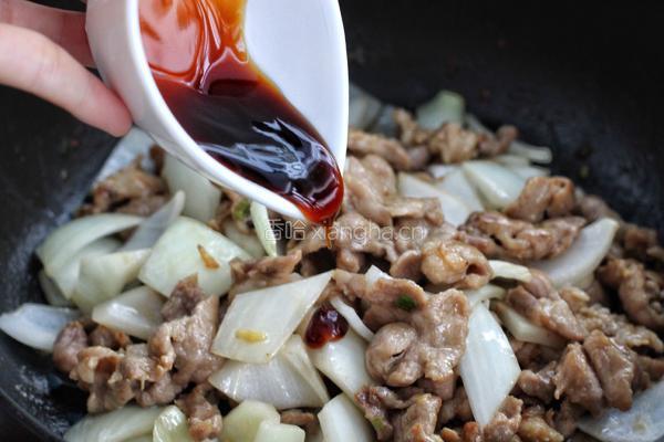 孜然洋葱炒肉片的做法图解8